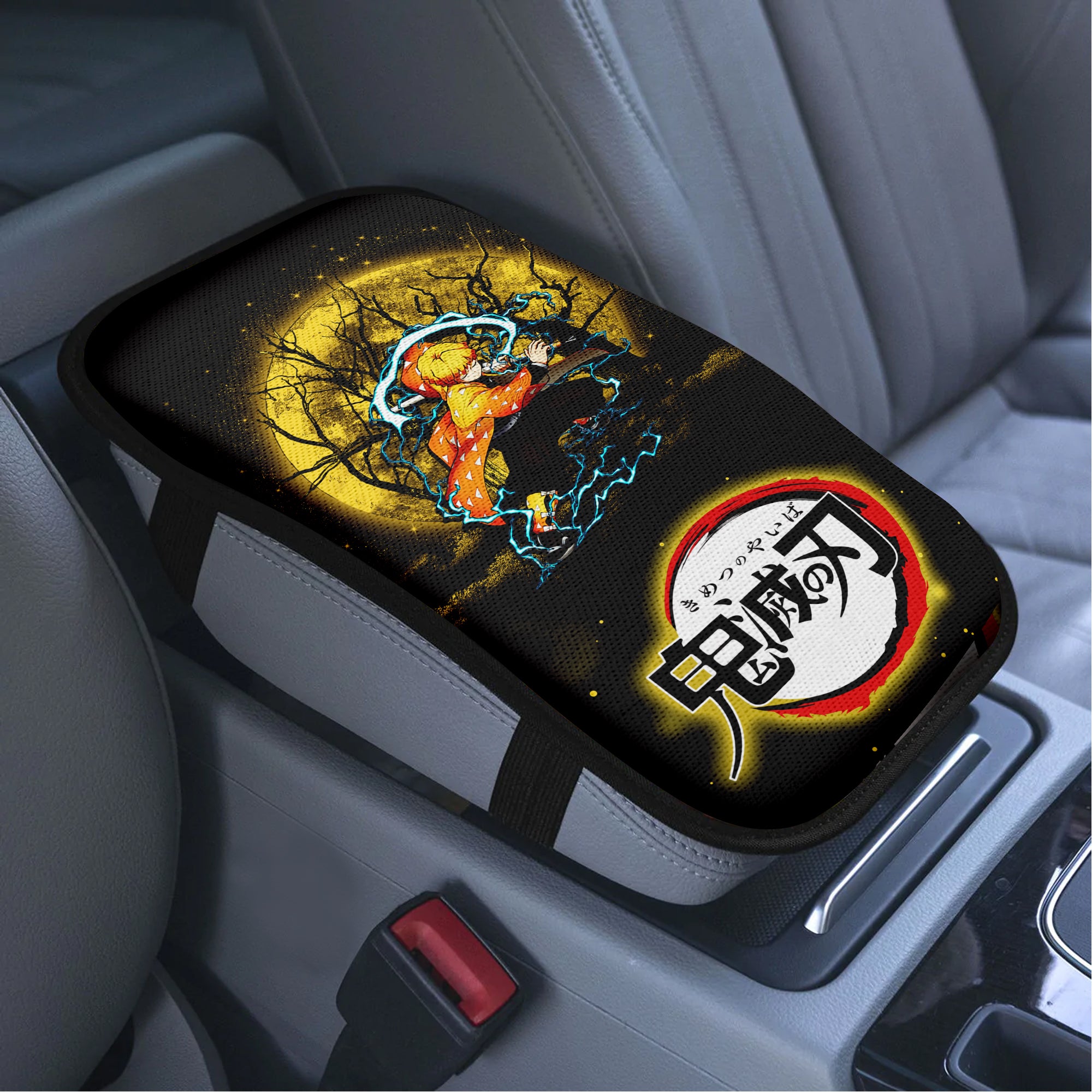 Zenitsu Moonlight Premium Custom Armrest Center Console Cover Car