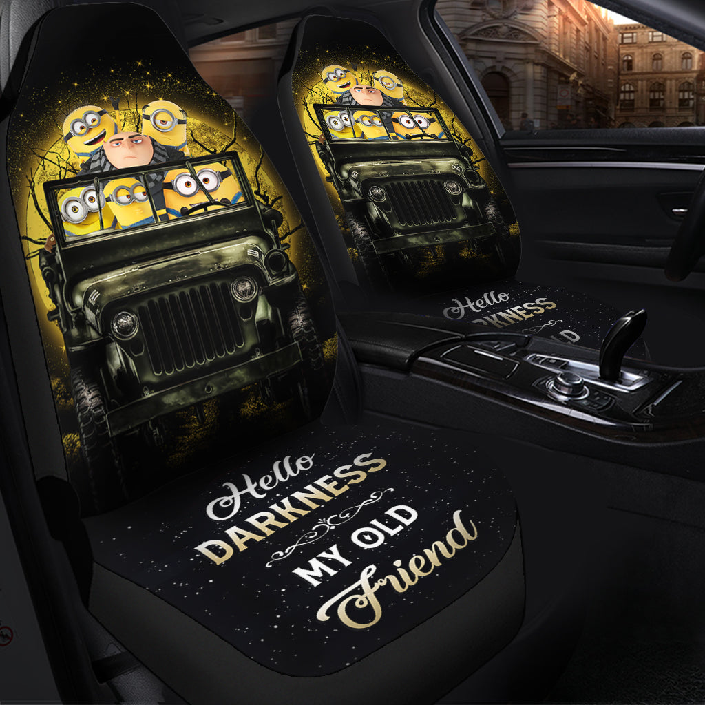 Minion seat covers top and floor mats