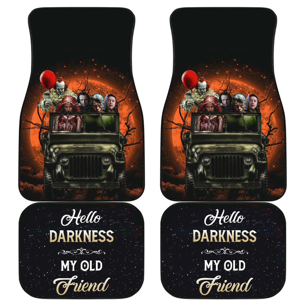 Pennywise Horror Ride Jeep Halloween Darkness Moonlight Car Floor Mats Car Accessories Nearkii