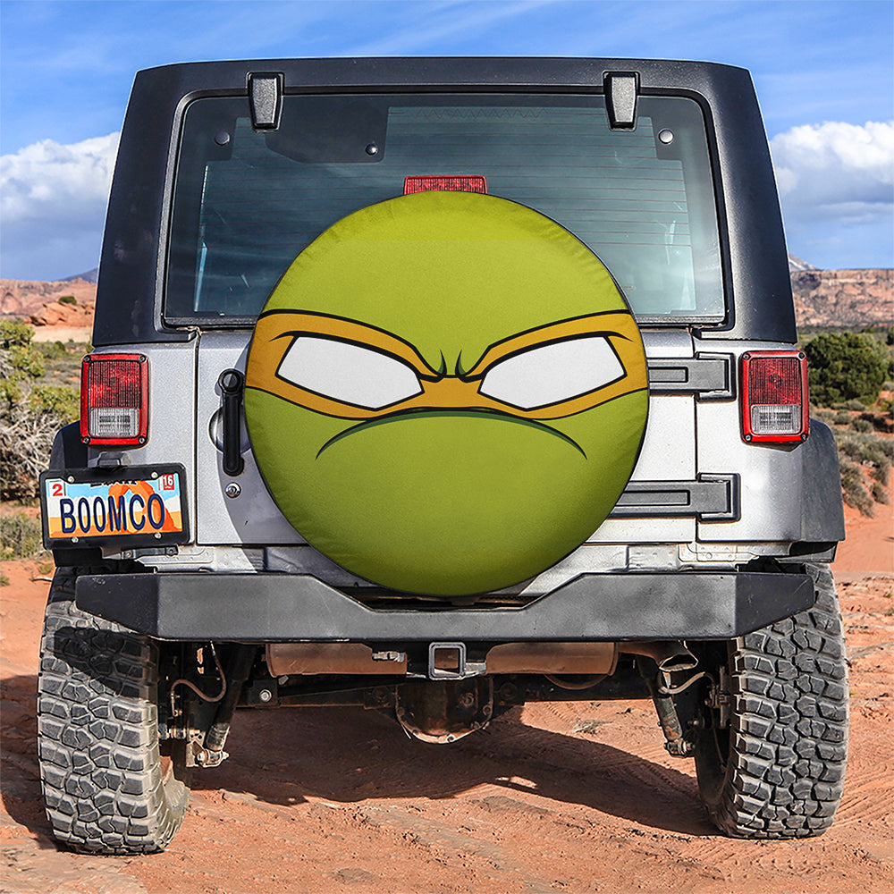 TMNT Ninja Turtle Eyes Yellow Jeep Car Spare Tire Covers Gift For