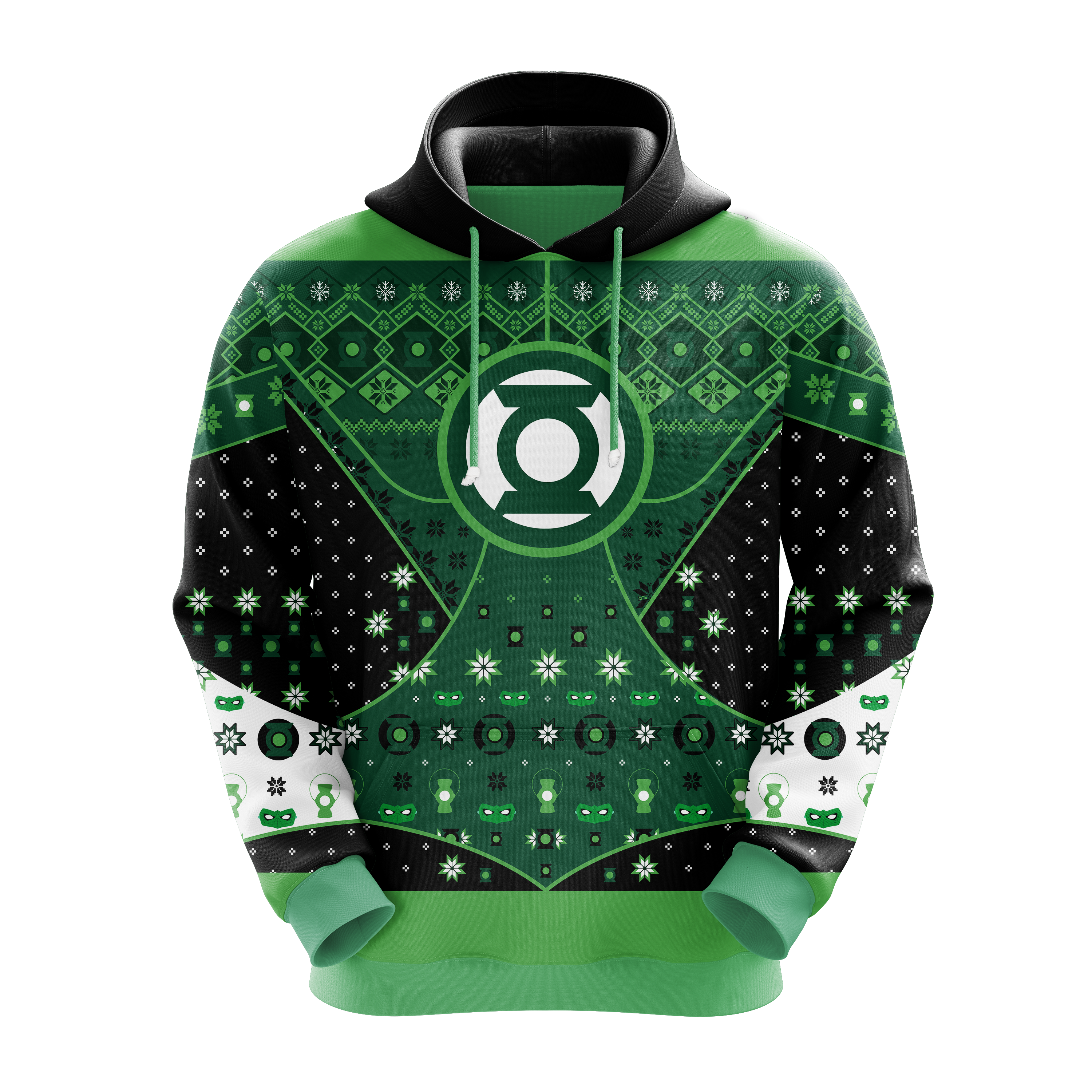 Green Lantern Hoodie Xmas Gift Nearkii