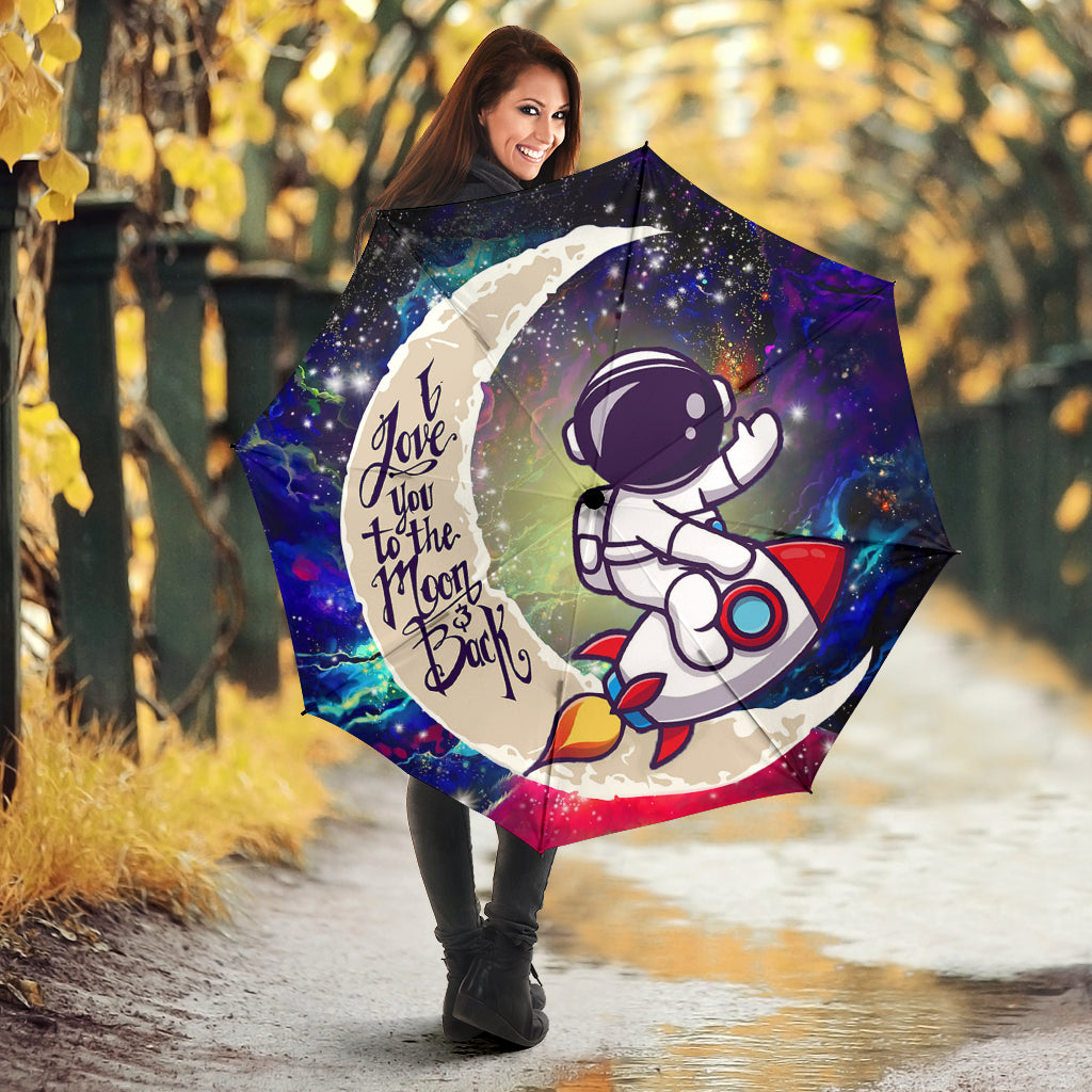 Astronaut Chibi Love You To The Moon Galaxy Umbrella Nearkii