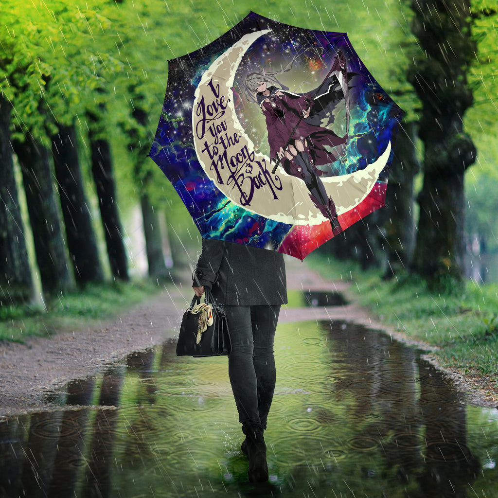 Anime Girl Soul Eate Love You To The Moon Galaxy Umbrella Nearkii