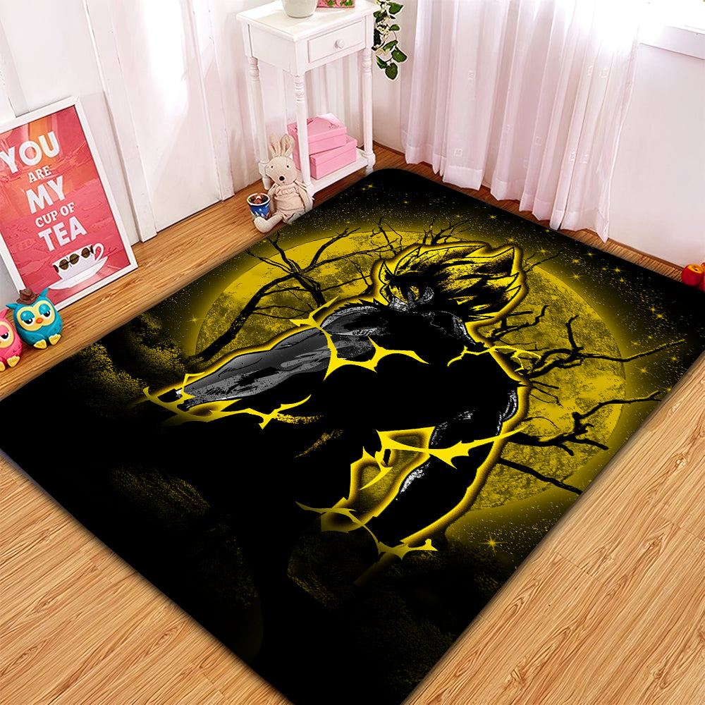 Goku Super Saiyan Moonlight Rug Carpet Rug Home Room Decor Nearkii