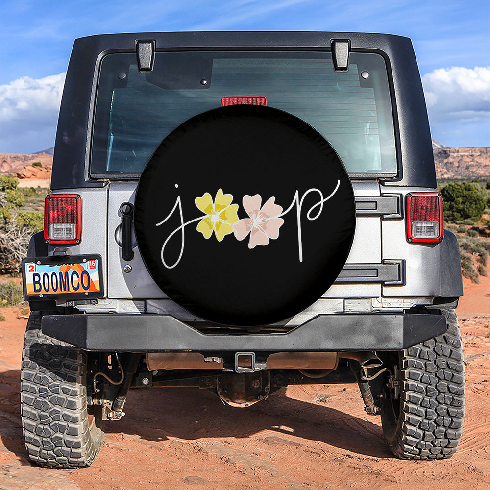 Jeep Flower Car Spare Tire Covers Gift For Campers Nearkii