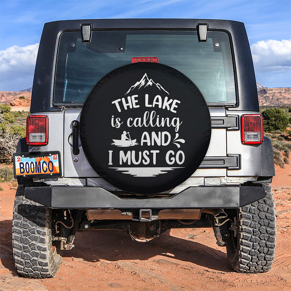 The Lake Is Calling And I Must Go Jeep Car Spare Tire Covers Gift For Campers Nearkii