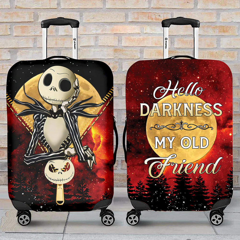 Jack Nightmare Before Christmas Darkness Luggage Cover Suitcase Protector Nearkii